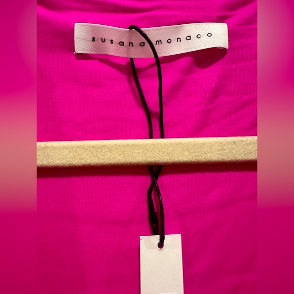 Susana Monaco Plunge Neck Bodycon Dress - Picture 8 of 10